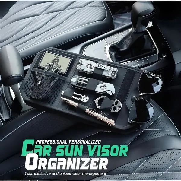 Tactical Visor Organizer Panel With Zipper Storage