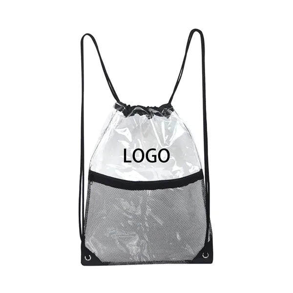 Travel Waterproof Transparent Drawstring Backpack