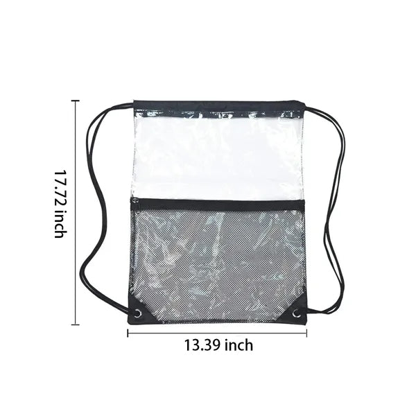 Travel Waterproof Transparent Drawstring Backpack