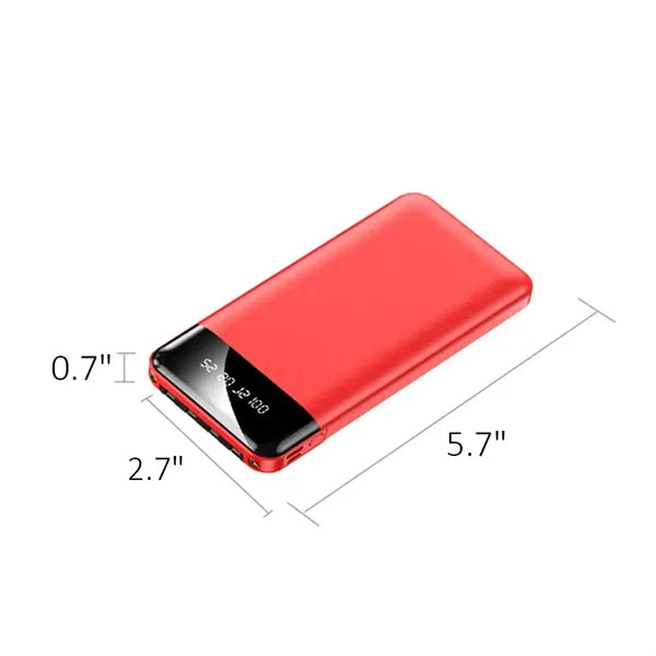 20000mAh Fast Charging Power Bank With Built-In 5 Cables