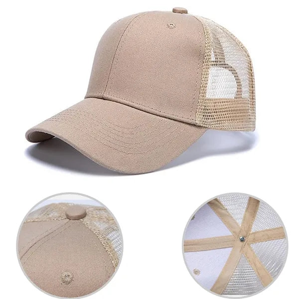 Cotton Snapback Trucker's Cap