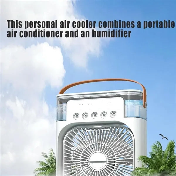 Mini Cooling Fan Humidifier Portable Travel Home