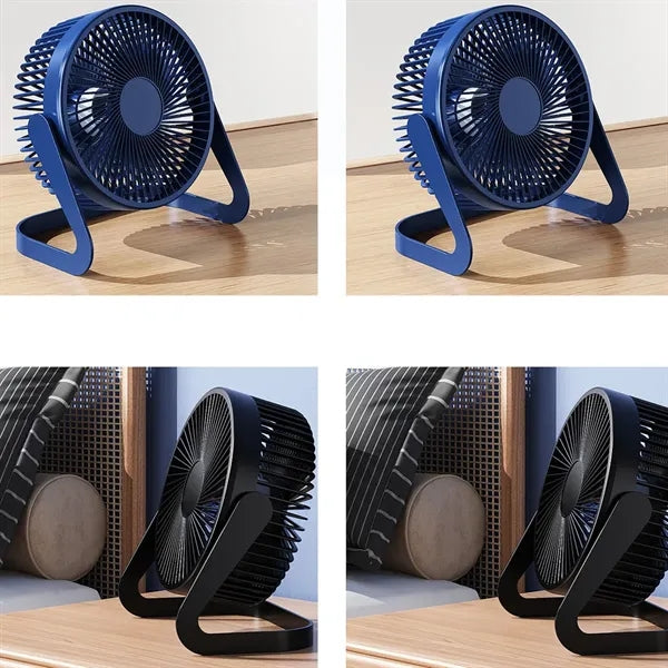 6 Inch Portable Cooling Fan Home Bedroom Travel Outdoor Use