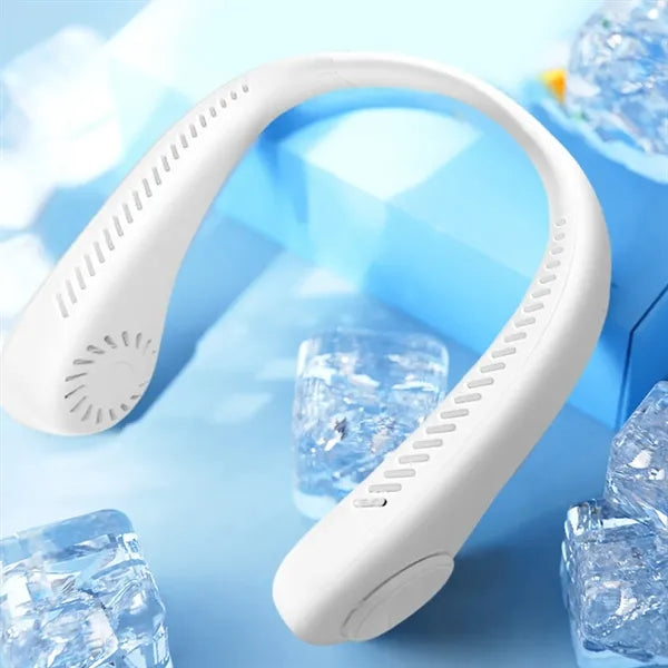 Blade Silent Cooling Neck Fan USB Work Travel Ready