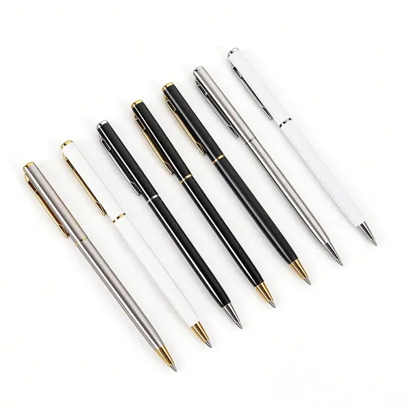 Slim Metal Twist Action Ballpoint Pen