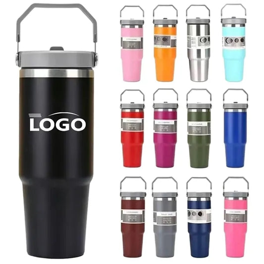 30Oz Multi-Color 304 Vacuum Insulated PortableCar Travel Mug