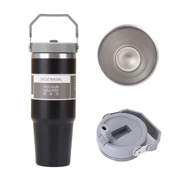 30Oz Multi-Color 304 Vacuum Insulated PortableCar Travel Mug