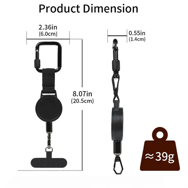 Retractable Anti-Loss Phone Keychain