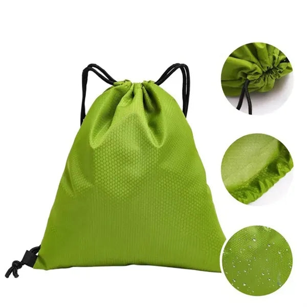 Marathon Ready Waterproof Drawstring Backpack