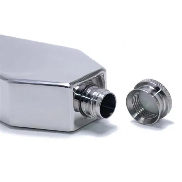 3.5oz stainless steel coffin shape flask for whisky wine