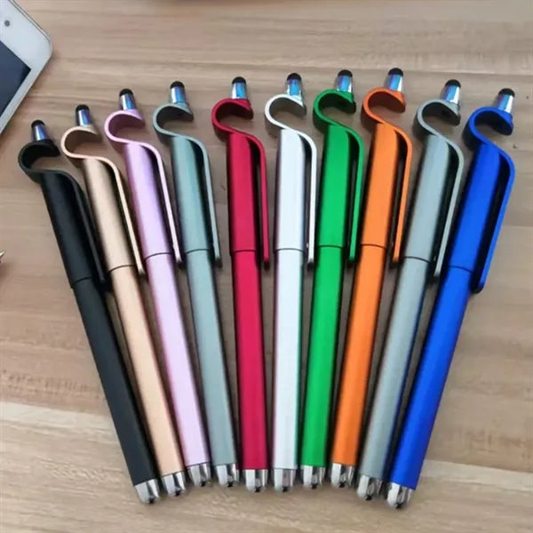 3 in1 Phone stand Ballpoint Writing Pen Stylus