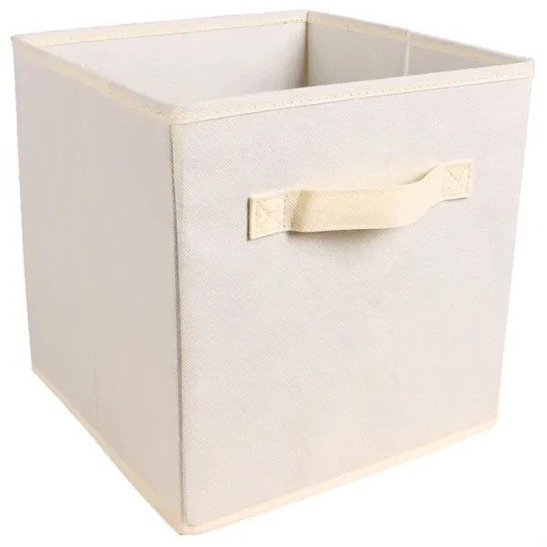 Collapsible Non-woven Storage Box With Handle
