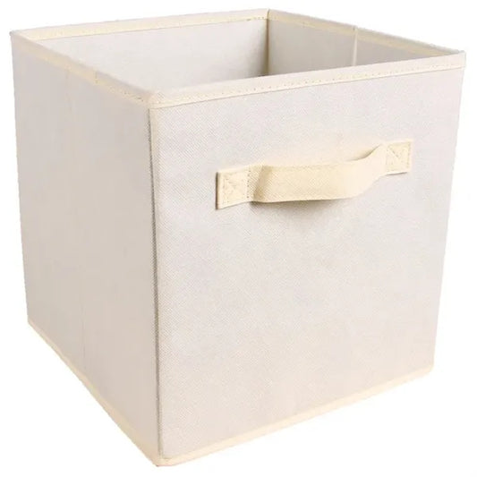 Collapsible Non-woven Storage Box With Handle