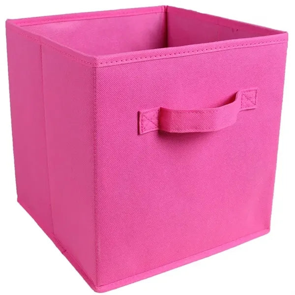 Collapsible Non-woven Storage Box With Handle