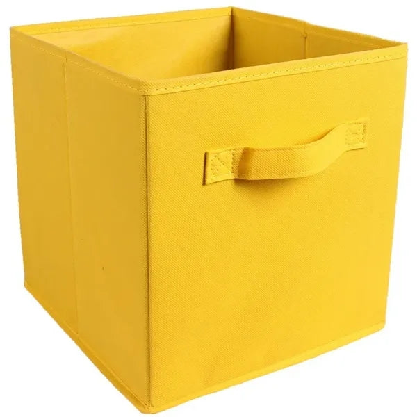 Collapsible Non-woven Storage Box With Handle