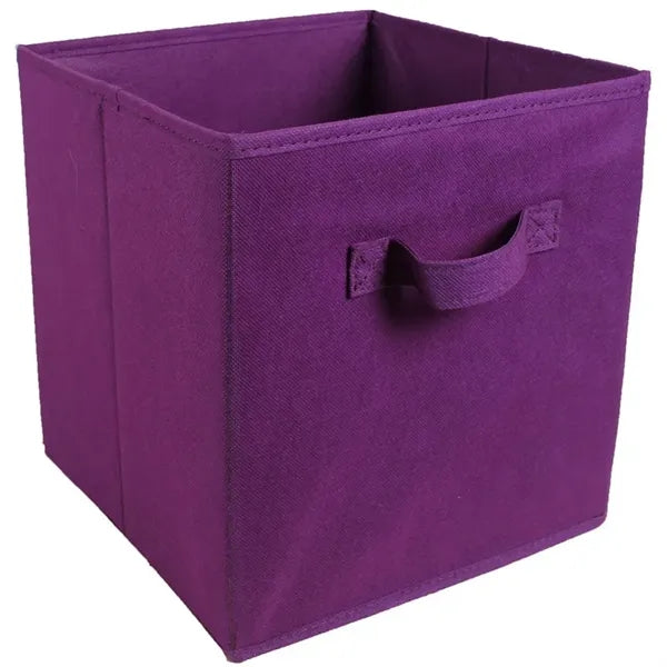 Collapsible Non-woven Storage Box With Handle