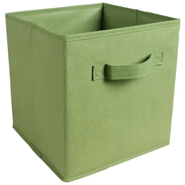 Collapsible Non-woven Storage Box With Handle