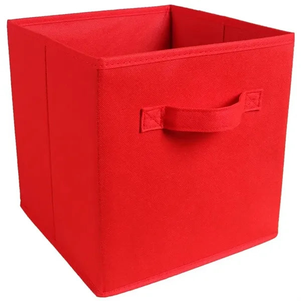 Collapsible Non-woven Storage Box With Handle