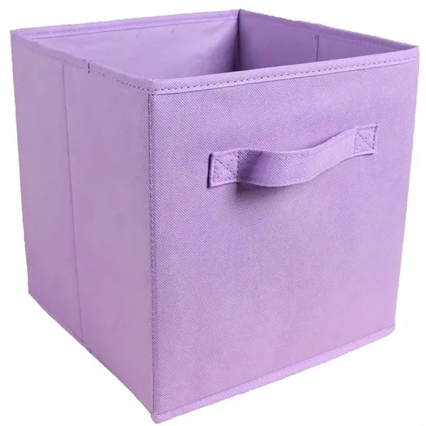Collapsible Non-woven Storage Box With Handle