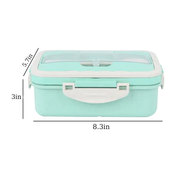 Wheat Straw Bento Box With Dividers