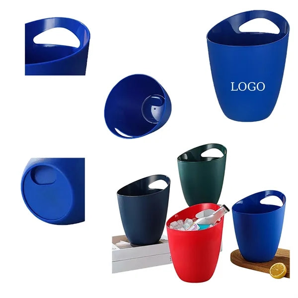 Plastic Ice Bucket with Handle