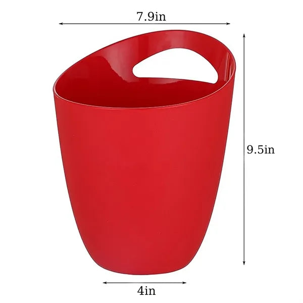 Plastic Ice Bucket with Handle