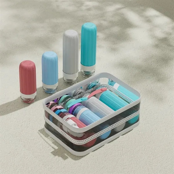 Portable Leak-Proof Silicone Travel Bottle Set