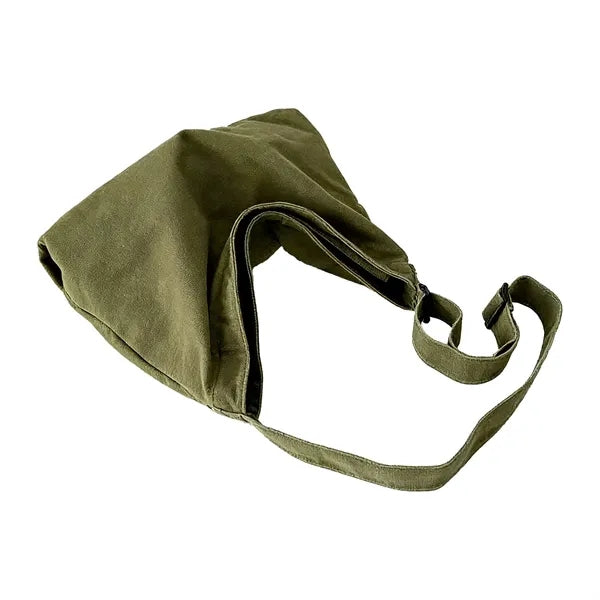 Canvas Hobo Shoulder Bag