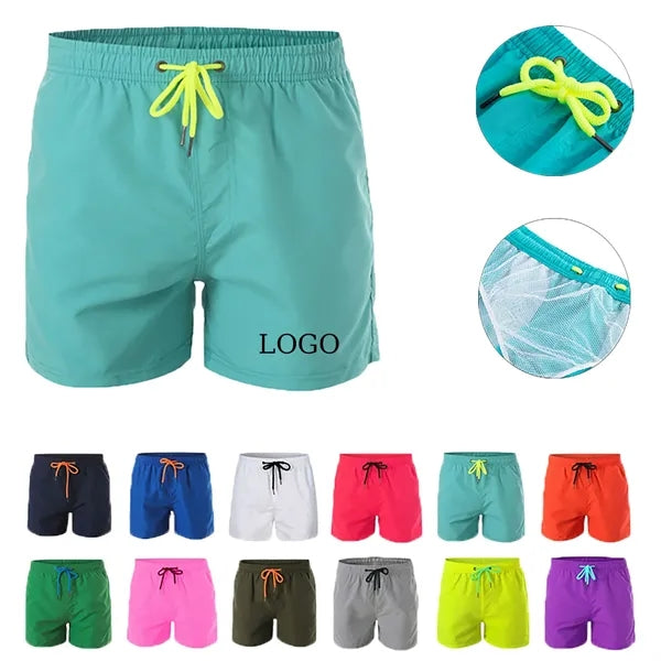 Men's Swim Trunks With Mesh Lining