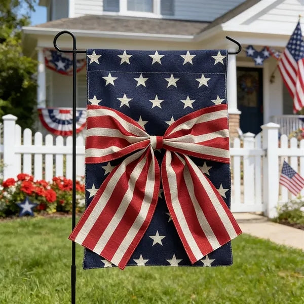 4th of July Patriotic Garden Flag