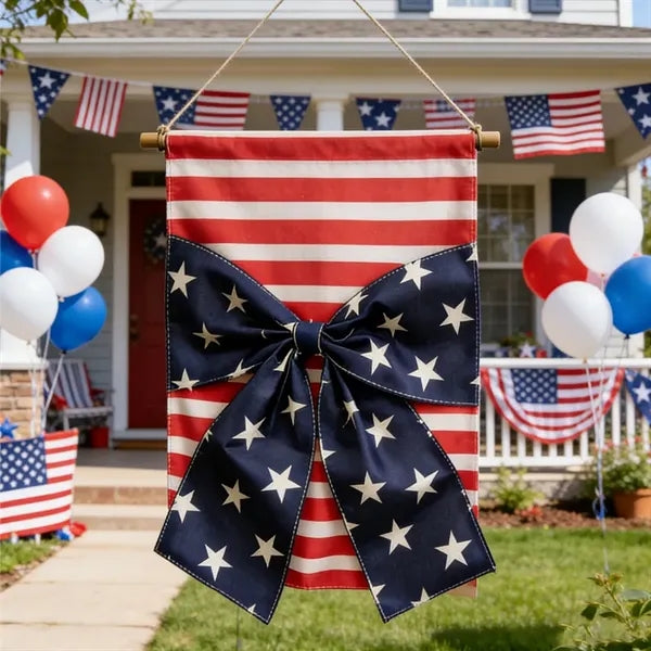 4th of July Patriotic Garden Flag
