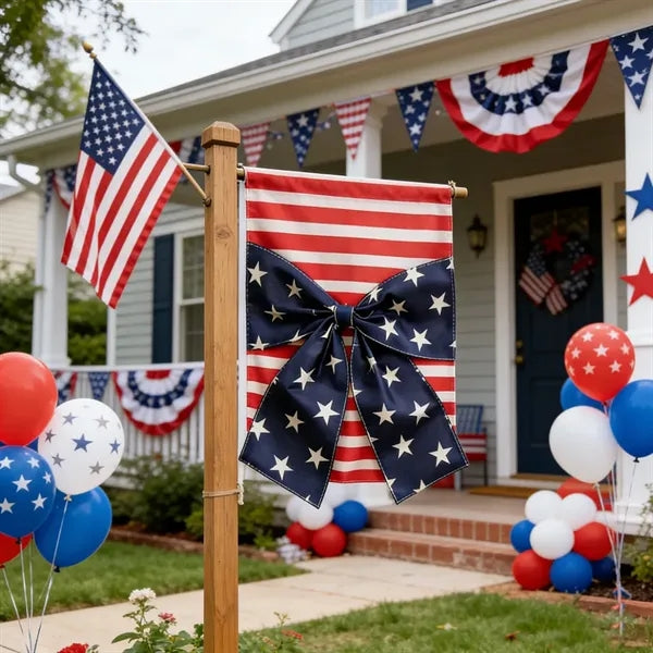 4th of July Patriotic Garden Flag