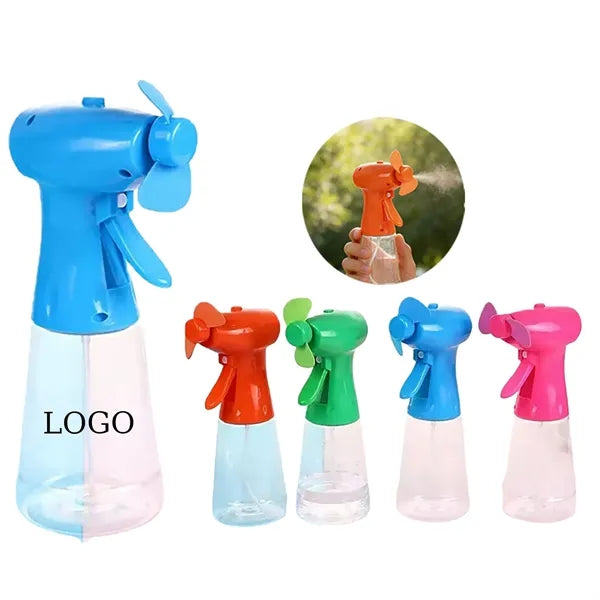 Handheld Spray Mist Fan Portable Cooling