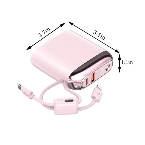 Portable 10000mAh Mini Power Bank