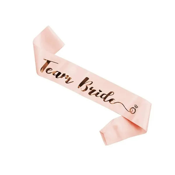 Bridal Party Sash with Custom Logo