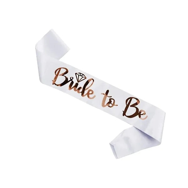 Bridal Party Sash with Custom Logo