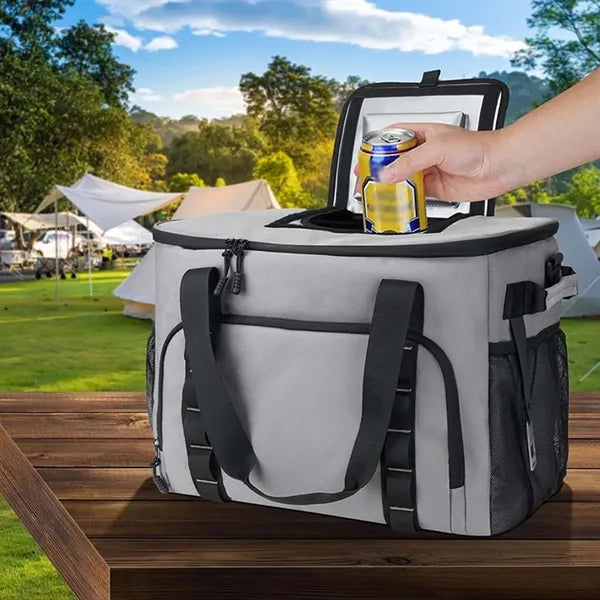 Soft sided cooler bag 40 can leakproof portable for camping