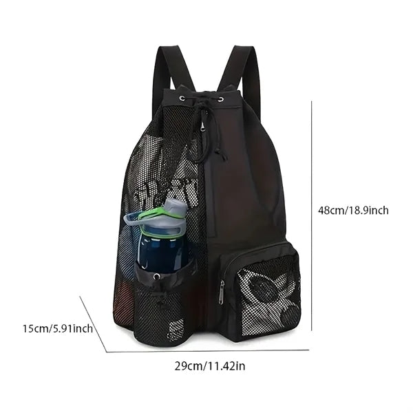 Mesh Drawstring Backpack