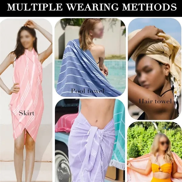 Turkish beach towels mat quick-drying sand proof for travel