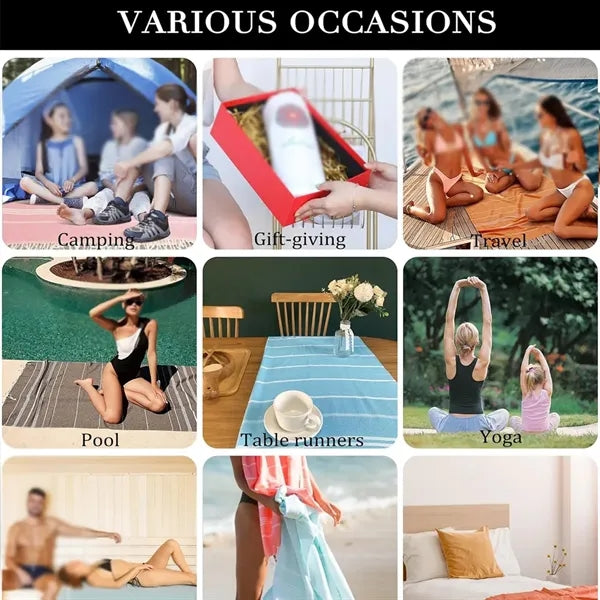Turkish beach towels mat quick-drying sand proof for travel