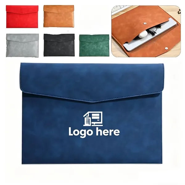PU Leather A4 Document Folder