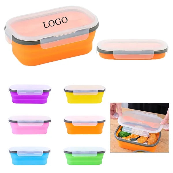 Silicone Folding Lunch Box with Lid