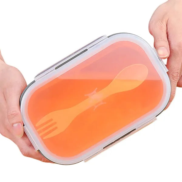 Silicone Folding Lunch Box with Lid