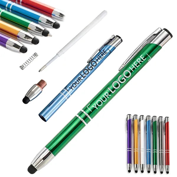 2-in-1 Capacitive Stylus Ballpoint Pen Universal Touch Scree