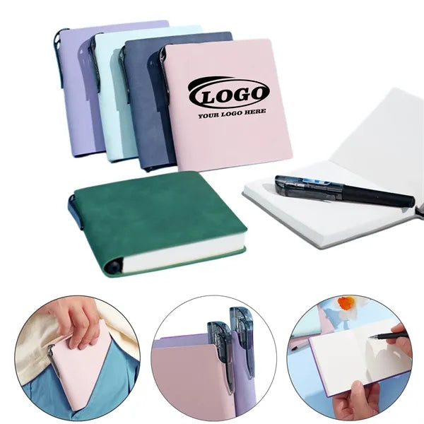 Pocket Mini Journal With Pen