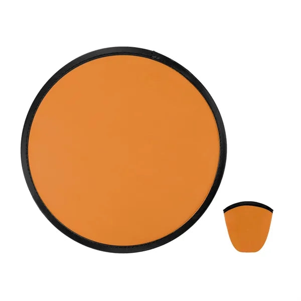 Collapsible Flying Disc with Pouch and Full-Color Imprint