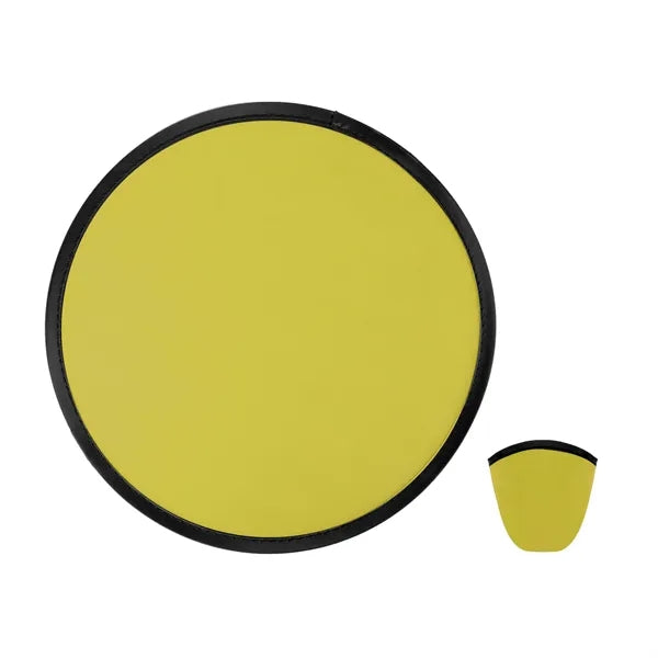 Collapsible Flying Disc with Pouch and Full-Color Imprint