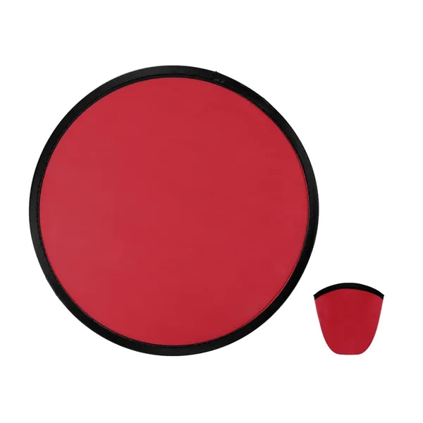 Collapsible Flying Disc with Pouch and Full-Color Imprint