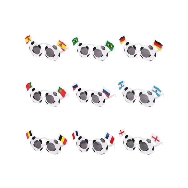 World Cup Flag Soccer Fan Glasses
