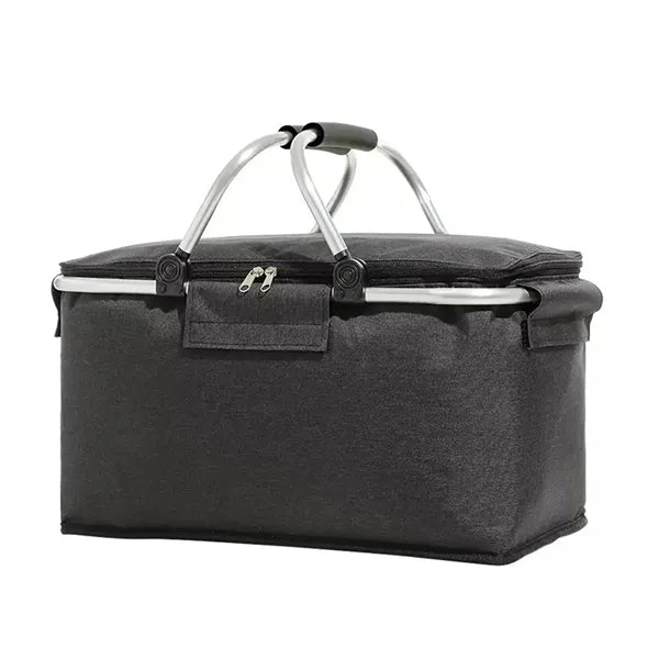 Collapsible Insulated Picnic Basket W/Handles